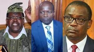 Moko kuom Joluo ma dwa iko Raila ka ngima. Miguna Miguna, Okoth Obado,  Evans Kidero, David Ochieng', Odoyo Owidi, gi Duncan Ojwang'. Oboke mar  Nesen.