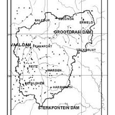 (see the second map below.) (1gl = 1000ml = one billion litres). Rainfall Stations Triangles Near And Within The Vaal Dam Catchment Download Scientific Diagram