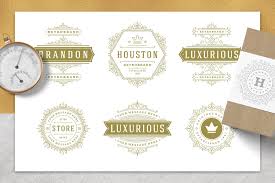 36 Luxury Ornament Logos Brochure Design Template Luxury Logo Vintage Logo