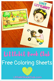 Littlebit Book Club Coloring Pages In 2020 Board Books For Babies Book Club Books Book Club