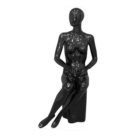 Sitting Down B/W Mannequin – Wholesale Store Fixture & Fine Carpentry