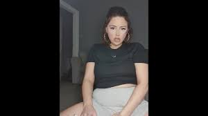 Slutty British chav SQUIRTING through grey nike shorts.. dirty talk &  smoking