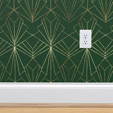 Pin By Teresa Martelli On Hall Bathroom In 2020 Green Accent Walls Green Wallpaper Dark Green Walls