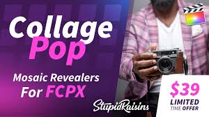 With this software you can create short films and special effects, color grade your watch the video tutorial on how to import and apply luts in final cut pro x. Stupid Raisins Collage Pop 30 Photo Mosaics For Final Cut Pro X Facebook