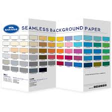 savage color chart for background paper