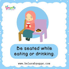 Table Manners In Islam Free Flashcards For Kids Belarabyapps In 2020 Muslim Kids Activities Flashcards For Kids Islamic Kids Activities