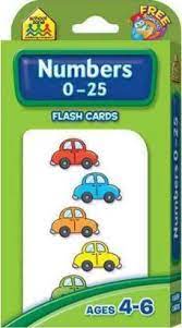 As a result, whether you're looking for an unfamiliar number or a previously k. Numbers 0 25 Flash Cards School Zone 9781589474789