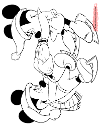 She can color the character like it is presented in the cartoons or she can choose a different combination. Mickey And Minnie Ice Skating Coloring Pages Novocom Top