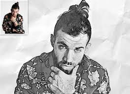 Pencil Drawing Effect Photoshop Action Sketch Photoshop Hand Drawn Photoshop Computer Sketch