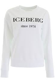 iceberg sweatshirt with embroidered logo e0126330 bianco