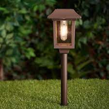 This means that at no cost following installation, the light will gather its charge from the sun to brighten your outdoor space during the nighttime. Wilko Solar Light Marker Bronze Filament Led Wilko