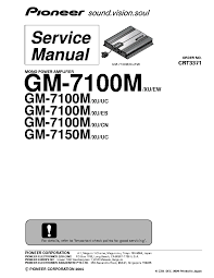Thank you for purchasing this pioneer product. Pioneer Avh P3400bh P2400bt 2450bt 2490bt Service Manual Download Schematics Eeprom Repair Info For Electronics Experts