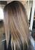 Caramel Brown Balayage Straight Hair