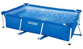 Intex Family Swimming Pool Frame Rechteck 260x160x65cm Schwimmbecken Ebay