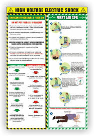 #lampshade came off after my dog knocked it down and i tried to fix it without unplugging the lamp #oops #electrical shock #i was pretty shocked. Electric Shock First Aid And Cpr Advice Polymer Poster Prosol