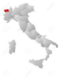 L' italia meridionale che comprende l' abruzzo, il molise, la campania, la puglia, la. Vettoriale La Mappa Politica D Italia Con Le Varie Regioni In Cui E Evidenziato Valle D Aosta Image 13912550