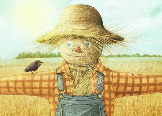 The Scarecrow Greeting Card by Eric Fan