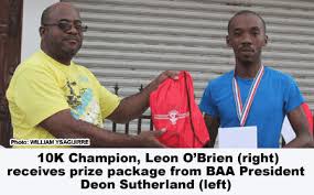 Leon O'Brien, in a class by himself, wins BAA New Year's Day 10K Road Race 