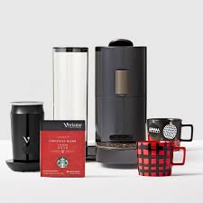 Verismo System Holiday Set Includes Everything You Need To Make Your Holiday Guests Brewed Coffee Espresso Latte With Images Starbucks Christmas Starbucks Store Coffee