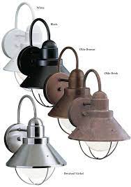 Seaside 12 Inch Tall Wall Mounted Outdoor Nautical Sconce Porch Lighting Beach House Exterior Wall Lights