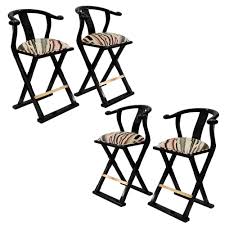 See our simple, rustic design rush grass and bamboo stands and stools. Set Of 4 Asian Style Black Lacquered Bar Stools 1980s Lobel Modern Nyc
