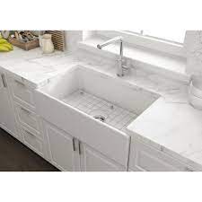 Alibaba.com offers 1,529 apron farmhouse kitchen sink products. Glacier Bay Farmhouse Apron Front Fireclay 33 In Single Bowl Kitchen Sink In White With Grid 3abrb 52 001 The Home Depot In 2021 Single Bowl Kitchen Sink Farmhouse Sink Kitchen Fireclay Farmhouse Sink