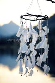 Dreamcatcher Mobile Engel Oben Von Dreamkeepersllc Auf Etsy Windgong Diy Leuke Ideeen Creatief