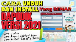 4) generate prefill aplikasi dapodik. Dapodik 2021 Cara Download Prefil Dan Registrasi Offline Youtube