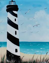 Maybe you would like to learn more about one of these? Lighthouse Beach Painting Step By Step Painting With Tracie Kiernan
