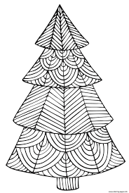 Originally, i found this free printable by inkablinka. Christmas For Adults Geometric Tree Coloring Pages Printable