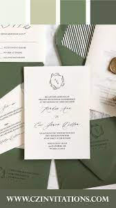 Green And Vellum Wedding Invitation Vellum Wedding Etsy In 2021 Monogram Wedding Invitations Wedding Invitations Green Wedding Invitations