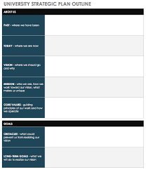 This management plan gives you the benefit to check if you're providing every partner and customer with the appropriate amount of time. Free Strategic Planning Templates Smartsheet