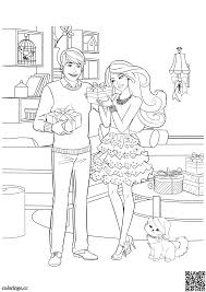 Barbie coloring pages free and printable. Ken A Barbie S Darky Omalovanky Barbie Omalovanky Colorings Cc