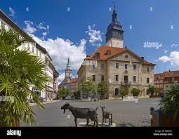 Town Hall in Bad Langensalza, Thuringia, Germany Stock Photo - Alamy