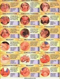 Pressure Point Chart Natural Herbal Self Massage