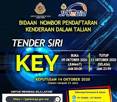 Check spelling or type a new query. Tender Siri Key Akan Dibuka Nombor Pendaftaran Kenderaan Negeri Kedah Bagi Siri Key Boleh Dibida Melalui Jpjebid Tarikh Upda