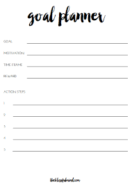 5 Steps To Help You Achieve Any Goal Free Goal Planner The Blissful Mind Goals Planner Goal Planning Worksheet Personal Development Worksheet