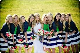 I Like The Stripes And The Green Bridesmaid Skirts Bridesmaid Dresses Bridesmaid Outfit
