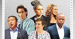 The top four contenders for the new york city mayoralty, from left to right: Bm Uidjqporzm