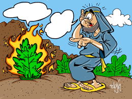 Maybe you would like to learn more about one of these? Moses And The Burning Bush Cartoon Coloring Page Ministry To Children