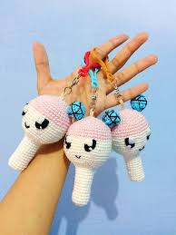 Seventeen Carat Bong Bongbongie Amigurumi Kpop Kpop Keychain Croche Feltragem Artesanato
