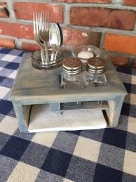 Picnic Kitchen Utensil Holder Caddy Outdoor Indoor Dining Table Organizer Party Camping Napkin Holder Kitchen Utensil Holder Indoor Dining Utensil Holder