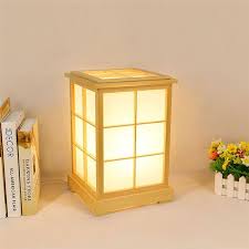 Modern Wooden Bedside Table Lamp Japanese Creative Table Lamp Living Room Study Lighting Table Lamp Modern Wooden Bedside Table Wooden Bedside Table Lamps