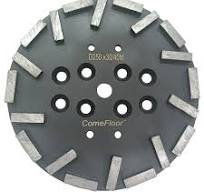 10 Inch Diamond Grinding Plate for Concrete Floor, 20 Segments Disc  Compatible for Edco Husqvarna Blastrac MK Grinders