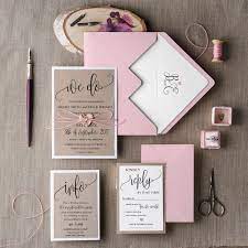 Wedding Invitations Calligraphy 003 Cg Z Wedding Invitation Kits Rustic Wedding Invitation Set Rustic Invitations