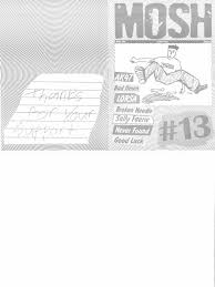Listen to it's all downhill from here on spotify. Mosh 13