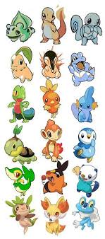 bulbasaur charmander squirtle chikorita cyndaquil