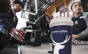 As of january 2020, it managed 4,507 kiosks and exceeded the number of starbucks stores in china. Luckin Coffee China S Starbucks Wannabe Sees Nasdaq Stock Plunge As Executive Is Suspended For Making Up Sales Figures South China Morning Post