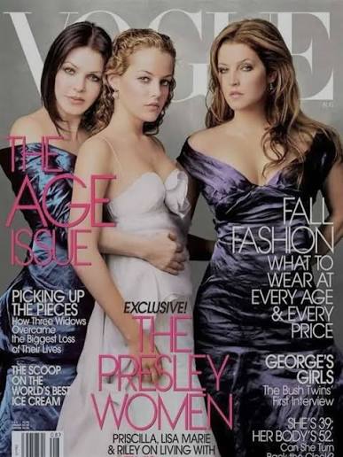 WEEKLY LISA #135 💫 2004 Lisa Marie and her daughter, Riley Keough, are  featured on the cover of Vogue magazine. - #elvispresley #lisamariepresley # rileykeough