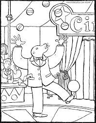 Ein Jongleur Im Zirkus Kiddimalseite